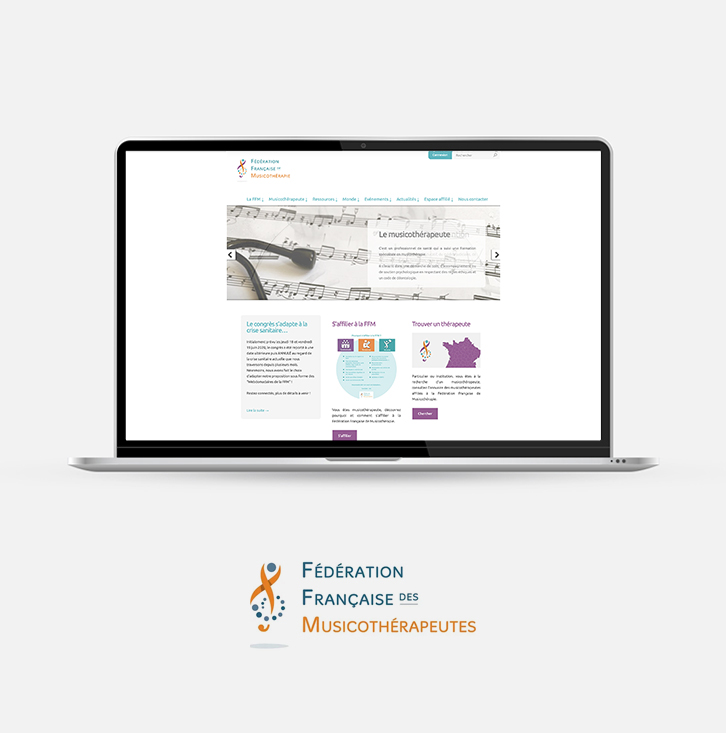 FF MUSICOTHERAPIE - Logomotion agence web Dijon