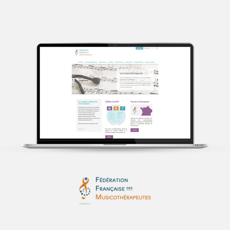 FF MUSICOTHERAPIE - Logomotion agence web Dijon