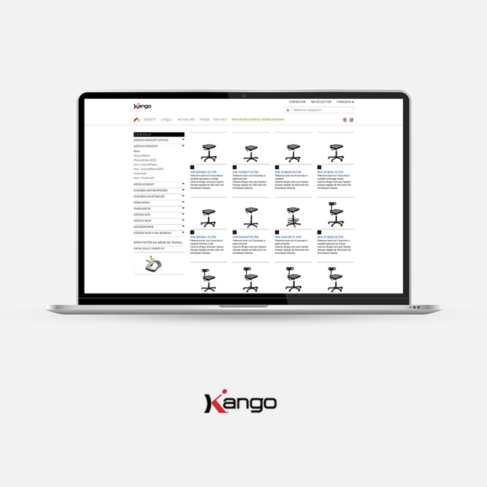 Kango - Logomotion agence web Dijon