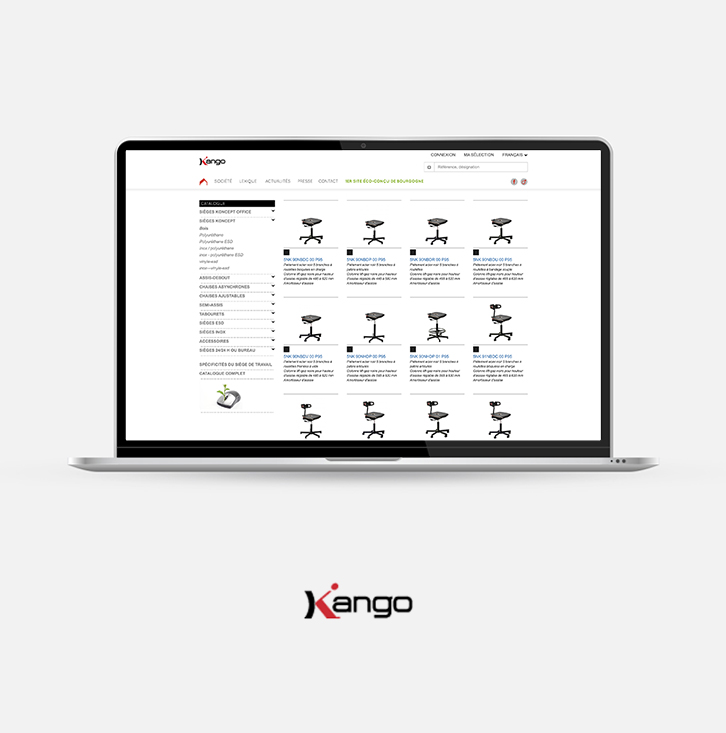 Kango - Logomotion agence web Dijon