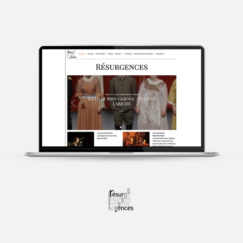 RESURGENCES - Logomotion agence web Dijon
